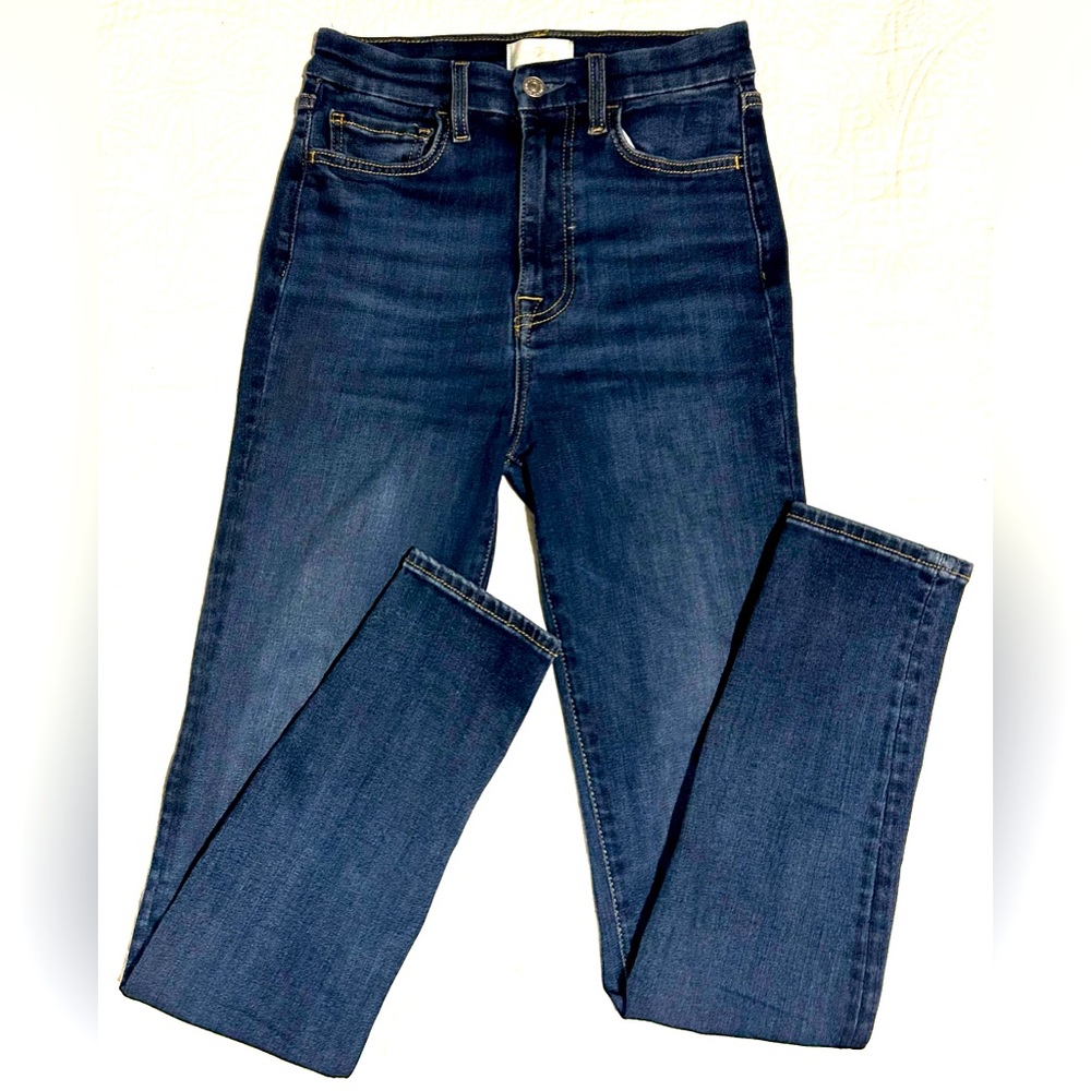 7 jeans size 25 high rise denim